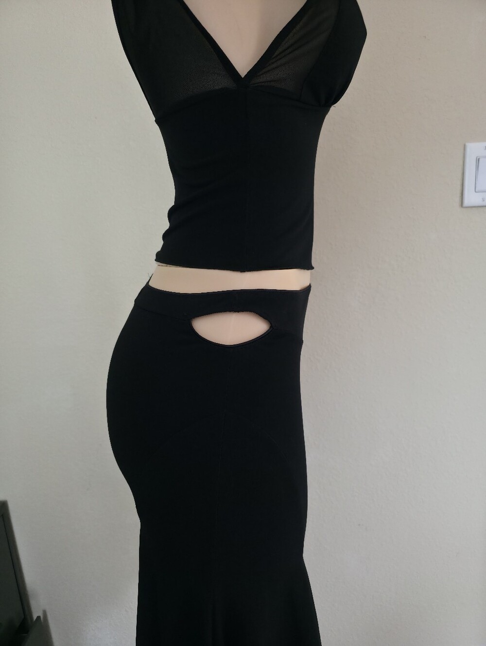 90s, Made In USA Two Pieces Set Skirt And Top Size M - Picture 4 of 10